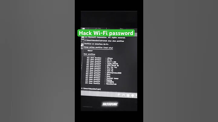 Hack Any Wi-Fi  in 22 Seconds! 💻📶 (No Apps Needed) #coding #windows #hackprotech #wifi #hack #wifi