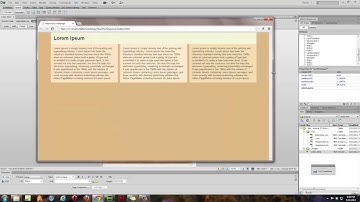 Dreamweaver cs 6 tutorial: Fluid Grid layout , Part 1