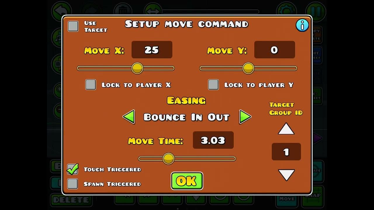 How to use move trigger gd youtube