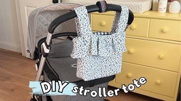 DIY Drawstring Ruffle Stroller Tote | Beginner Friendly Sewing Tutorial 