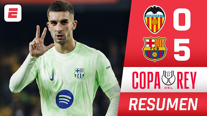 Barcelona HUMILLÓ a Valencia 5-0 con HAT TRICK de Ferran Torres y GOL de Lamine Yamil | Copa del Rey