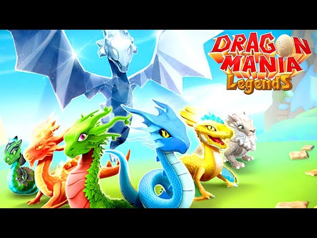 DRAGON MANIA LEGENDS 1 - APRENDENDO A JOGAR E NOSSO PRIMEIRO CRUZAMENTO 