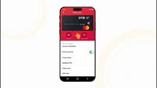 Manage the security of your DTB Platinum Debit Mastercard anytime with DTB m24/7 mobile banking screenshot 5