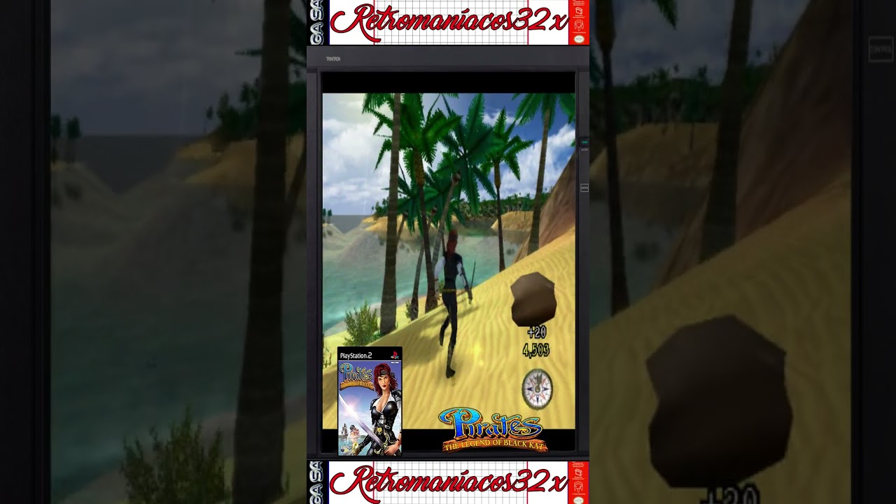 Juego desconocido RETRO | Pirates: The Legend of Black Kat  - Playstation 2 (ps2)   #shorts