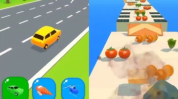 Sandwich runner Vs Shape_Shifting All Levels Android iOS Gameplay Walkthrough 4K 86