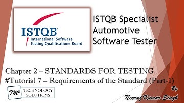 ISTQB Automotive Tester | 2.1.2 Requirements of the Standard (Part-1) | Capability Dimensions