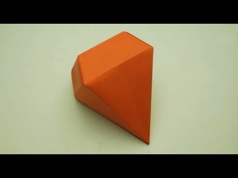 Origami διαμάντι από χαρτί 4 πρόθυρα της