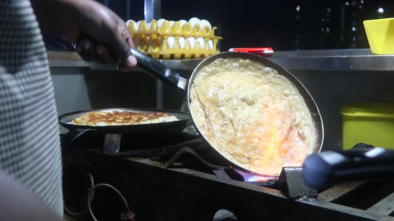 Double Decker Omelette | wow omelettes | Different Egg Omelettes | IDL Lake | Hyderabad Street Food | Street Food Zone