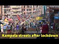 What kampala streets look like with public transport back! Kampala downtown and Kampala Uptown