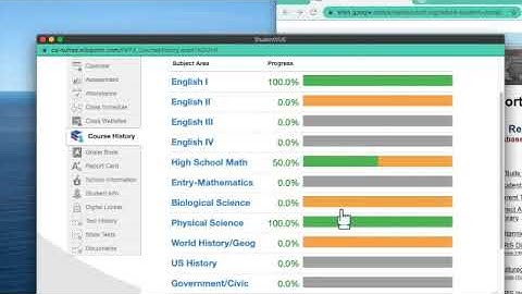 Accessing Course History in StudentVue