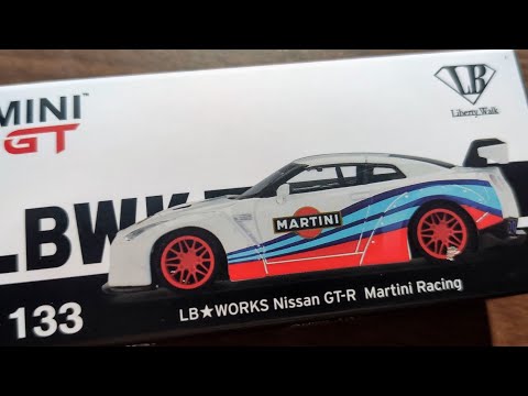 MINI GT LB★WORKS Nissan GT-R Martini MINI GT 133 LB WORKS Nissan GT-R (R35) Martini Racing Type 1