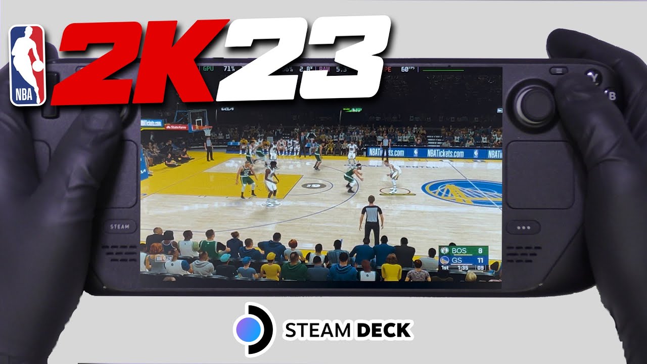NBA 2K23 MY CAREER on Steam Deck 