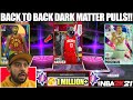 THE LUCKIEST BOX OF ALL TIME WITH BACK TO BACK DARK MATTER PULLS IN NBA 2K21 MYTEAM PACK OPENING