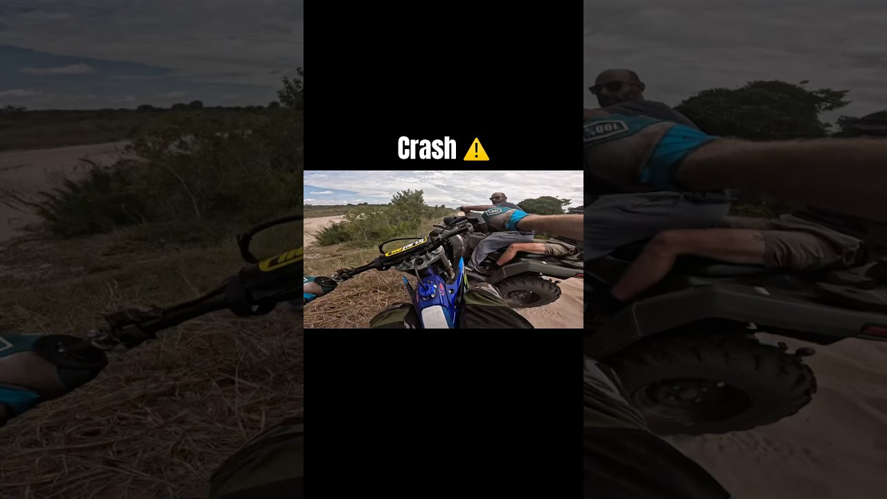 Crash warning ⚠️ raw yz250 2 stroke clip of me crashing a couple days back!!! 