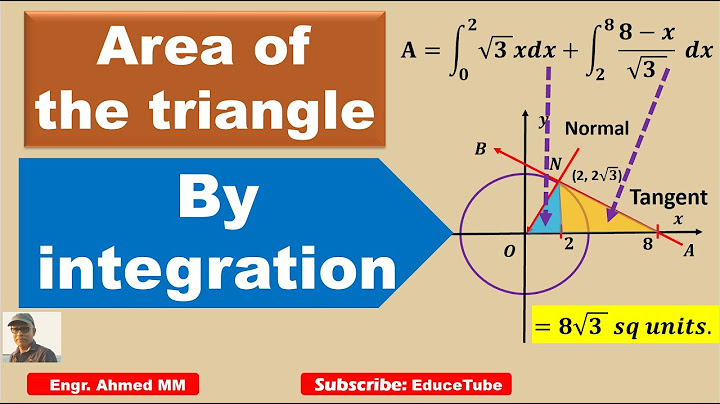 [Solved] Area of a Triangle Formed by a Line Tangent to | 9to5Science