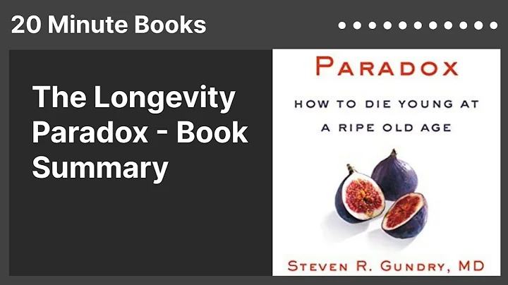 The Longevity Paradox - Book Summary
