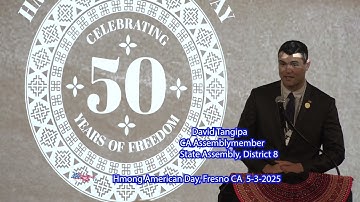 Hmong American Day Speakers   Assemblymember David Tangipa