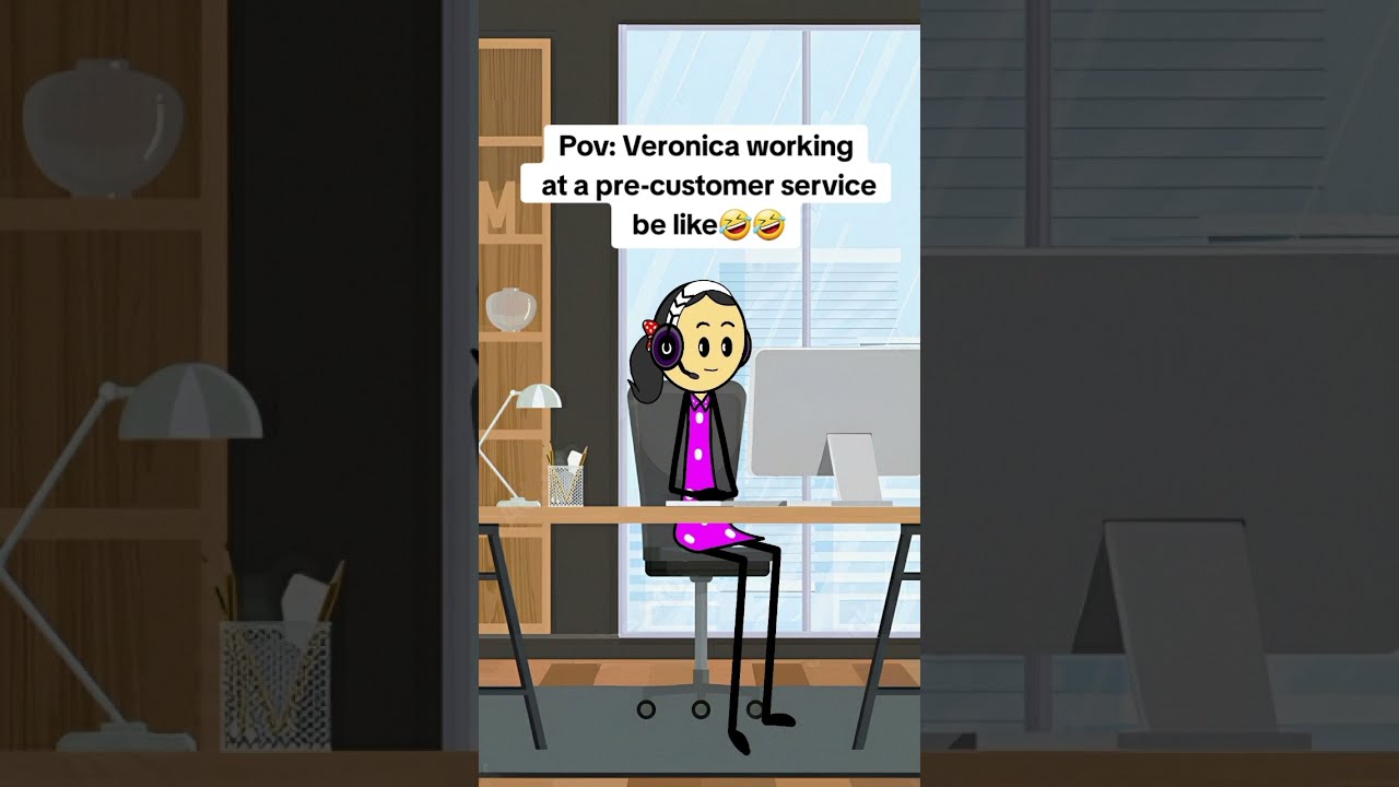 Veronica At A Customer Service Desk Be Like Animation Gplus Funny