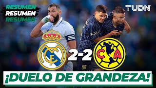 Resumen y goles | Real Madrid 22 América | Amistoso Internacional | TUDN