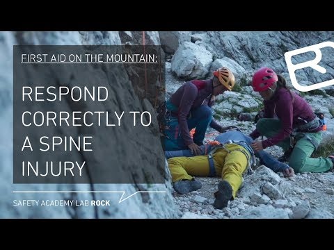 Lesione alla colonna vertebrale durante un’arrampicata: primo soccorso – Tutorial (35/43) | LAB ROCK