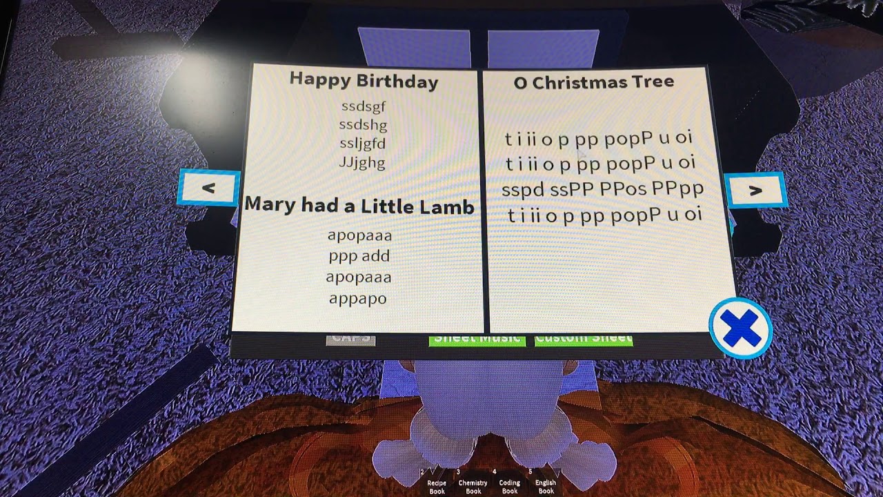 Roblox Got Talent Piano Sheet Happy Birthday