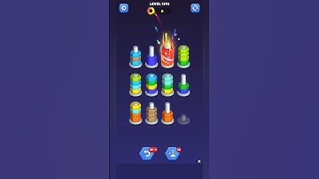 nut sort game/ level 1393 #shorts #ammycandycrush #gameplay #puzzlegames #mobilegames