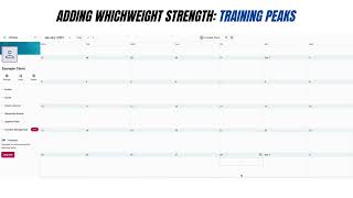 Adding Whichweight Sessions To Training Peaks