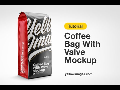 Yellow Images Tutorial How To Use A Mockup Coffee Bag With Valve Mockup Youtube