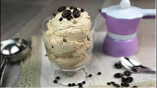 GELATO FURBO AL CAFFE' SENZA GELATIERA CON SOLI 3 INGREDIENTI | Facile e  Veloce NON GHIACCIA