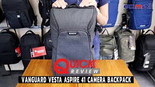 Quick Review : VANGUARD VESTA ASPIRE 41 CAMERA BACKPACK - YouTube