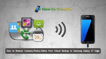 How to Restore Contacts,Photos,Videos from iCloud Backup to Samsung Galaxy S7 Edge