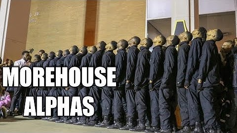 The Alpha Rho chapter of Alpha Phi Alpha at Morehouse College
