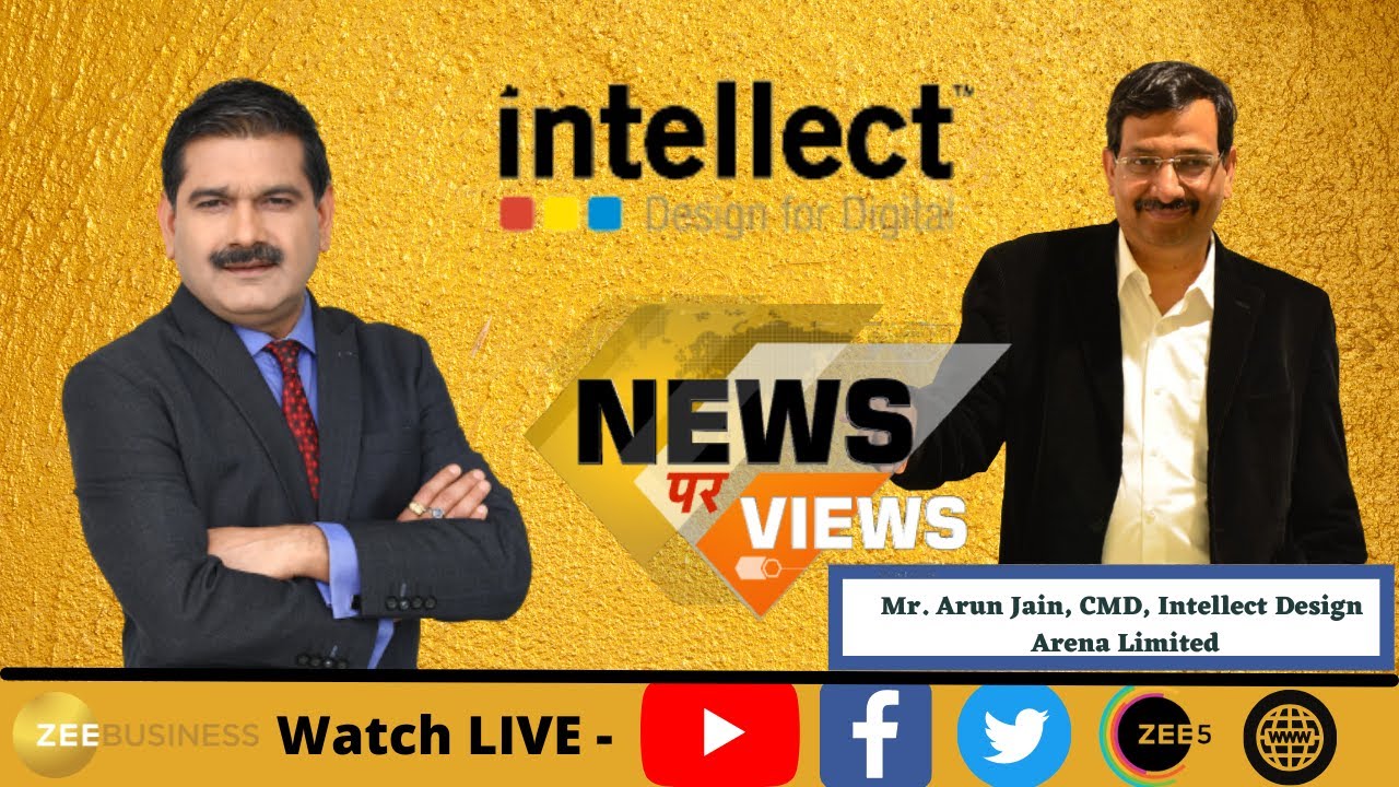 Intellect Design Arena CMD Arun Jain In Talks With Zee Business - YouTube