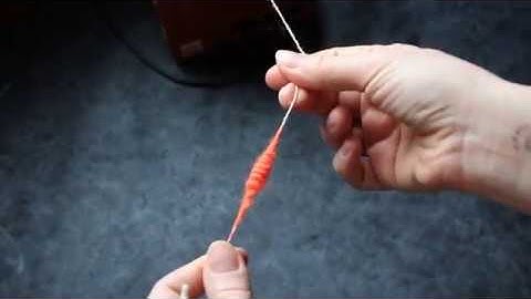 How to spin a beehive coil in a singles yarn