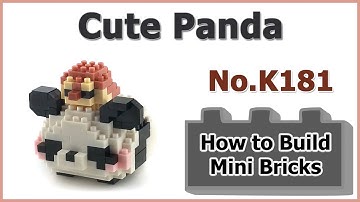 How to Build Mini Blocks Tsum Tsum - Panda K181 Review Instructions Specifications