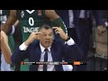 Jasikevicius' Reaction After Milaknis' Three