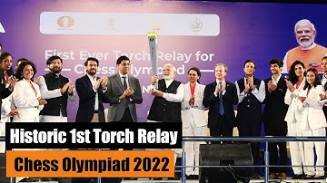 First Chess Torch Relay | I.G. stadium Delhi | 19.06.2022 | 44th Chess Olympiad INDIA 🇮🇳 |
