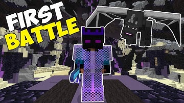 I Attempted To DEFEAT My First ENDERDRAGON On Hypixel Skyblock Ironman