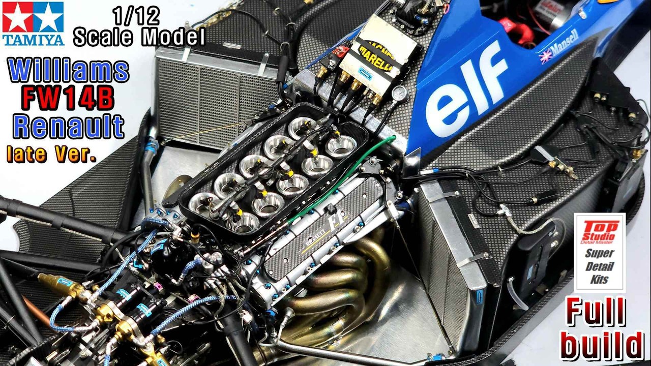 TAMIYA] 1/12 Scale Model Williams FW14B Renault late model full
