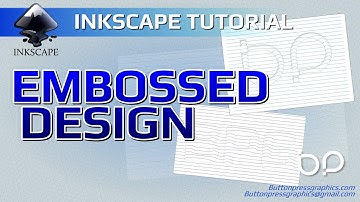 CREATE An Embossed/Bump Design In INKSCAPE