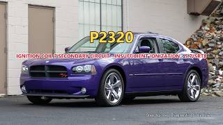 P2320 Dodge Charger - Ignition Coil 7 Secondary Circuit - Insufficient Ionization - 5.7/Srt8