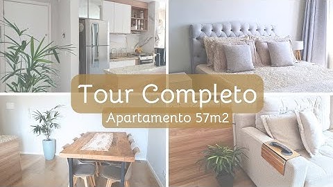 ✨️TOUR COMPLETO pelo meu APARTAMENTO de 57m2