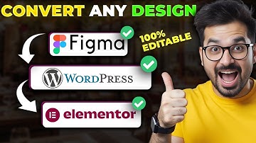 How to Convert Figma Design to Elementor WordPress Landing Page - FREE and Easy Method with UiChemy