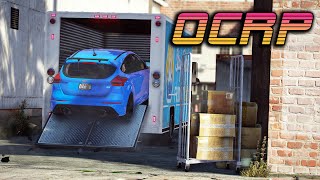 Hiding our WANTED car in a Box Truck in OCRP GTA5 RP