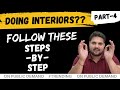 Part 4 how to renovate your house step by step  how to do step by step interiors  constructions