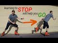 Learn to stop on inline skates to help your progression and confidence  stop to go on rollerblades