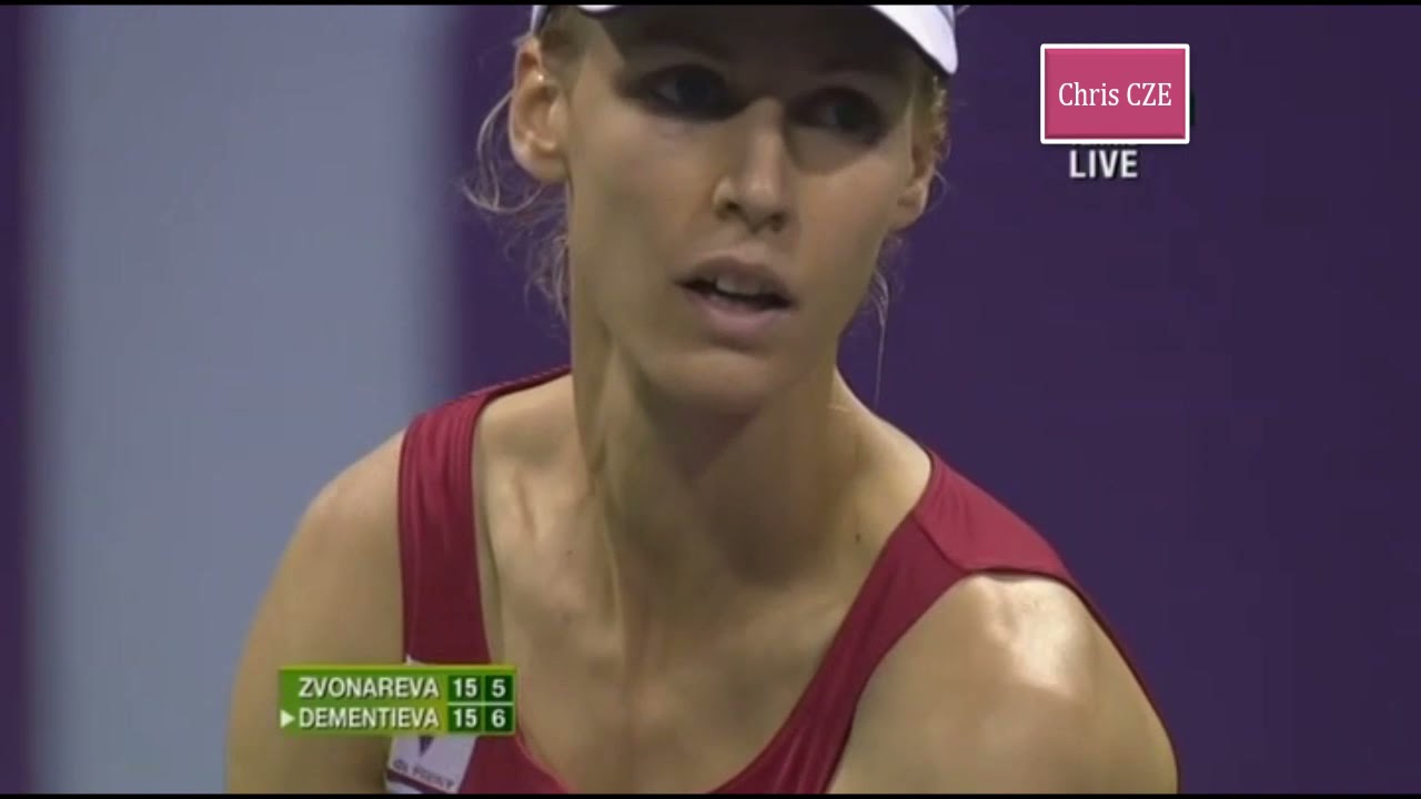 Vera Zvonareva v. Elena Dementieva 2008 YEC SF highlights - YouTube