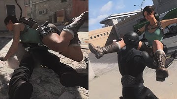 Modern Warfare 2: Lara Croft Execution Montage!