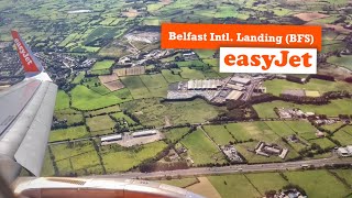 Scenic Belfast Intl. (BFS) Landing | easyJet | A320neo
