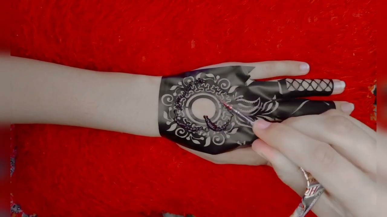 beautiful mehndi sticker design